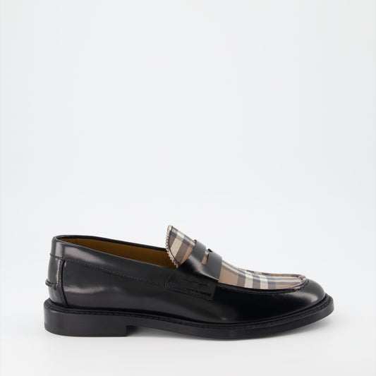 Checked loafers