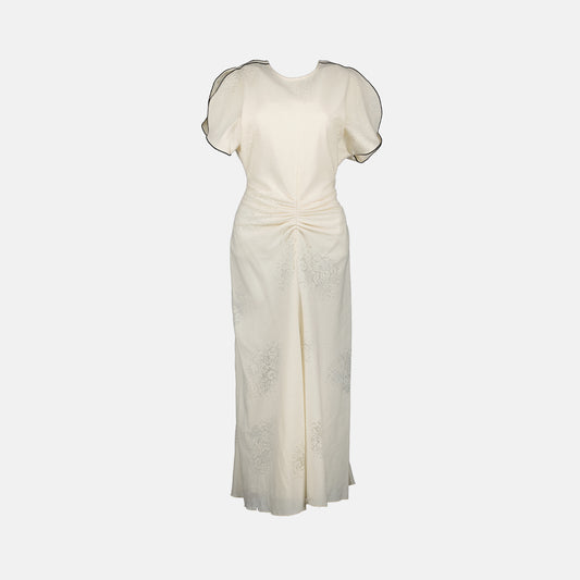 Ruched mid-length dress