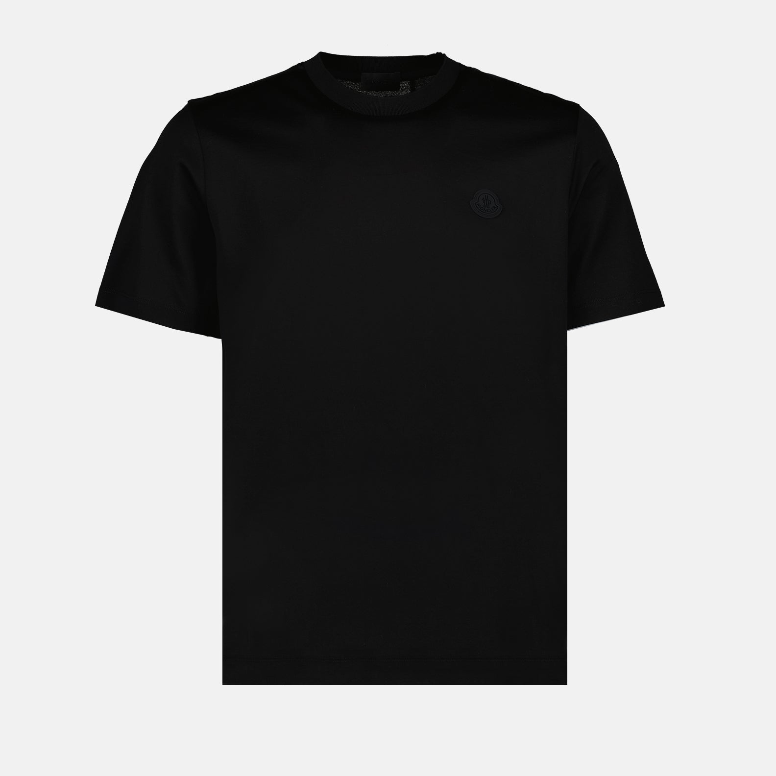 MONCLER ブラック Tシャツ 2XL MONCLER Logo-Appliquéd Cotton-Jersey T-Shirt for Men | MR PORTER
