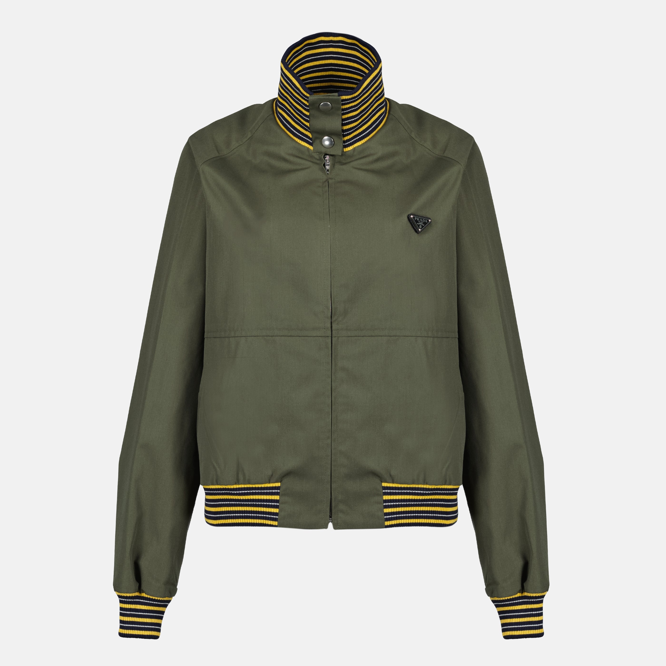 BOMBER　ボンバー　T-シャツ グリーン カーキのボンバージャケット プラダ - 女性 – myCompañero