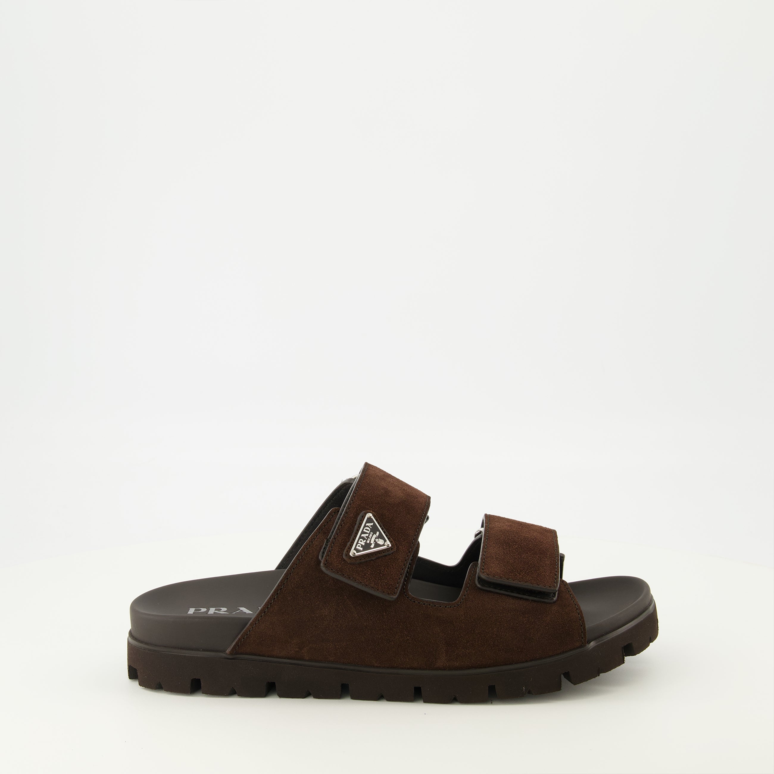 Brown Suede Sandals Prada - Men – myCompañero