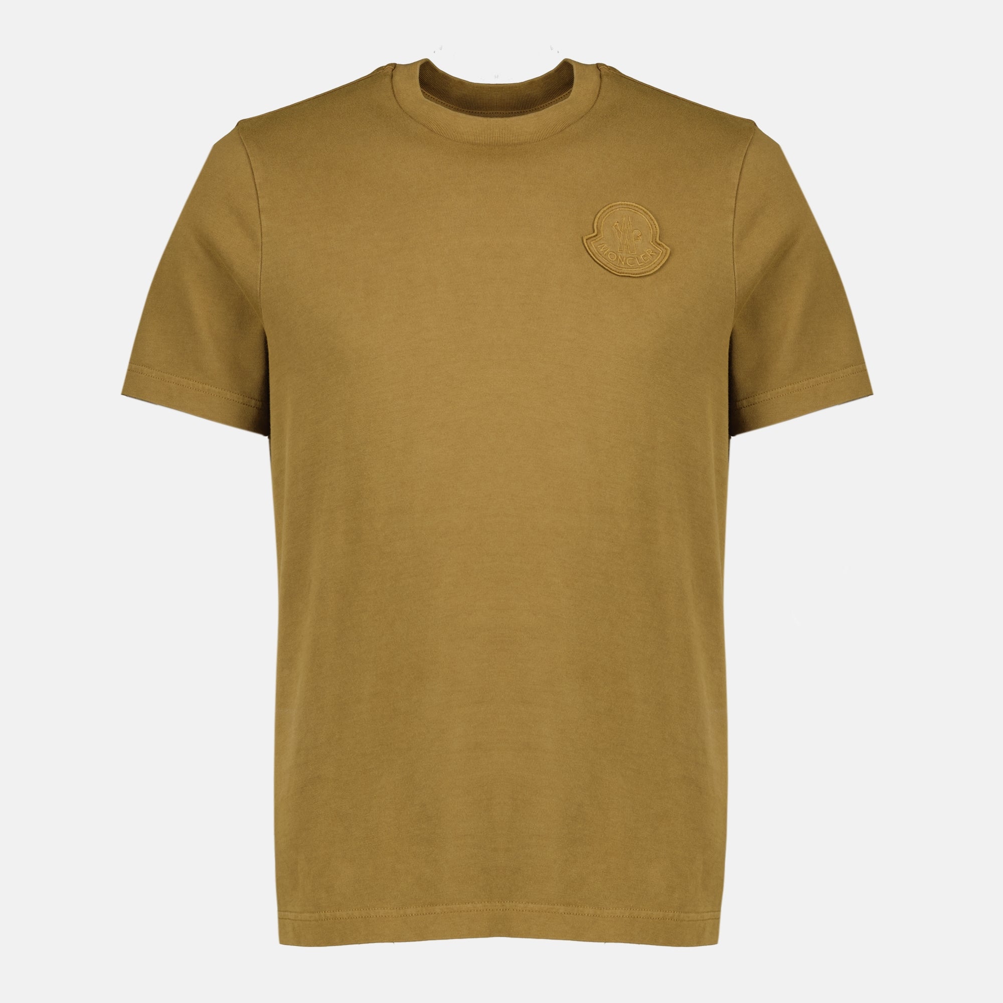 MONCLER Tシャツ ブラウン Mサイズ Embroidered Logo Brown T-shirt Moncler - Men – myCompañero