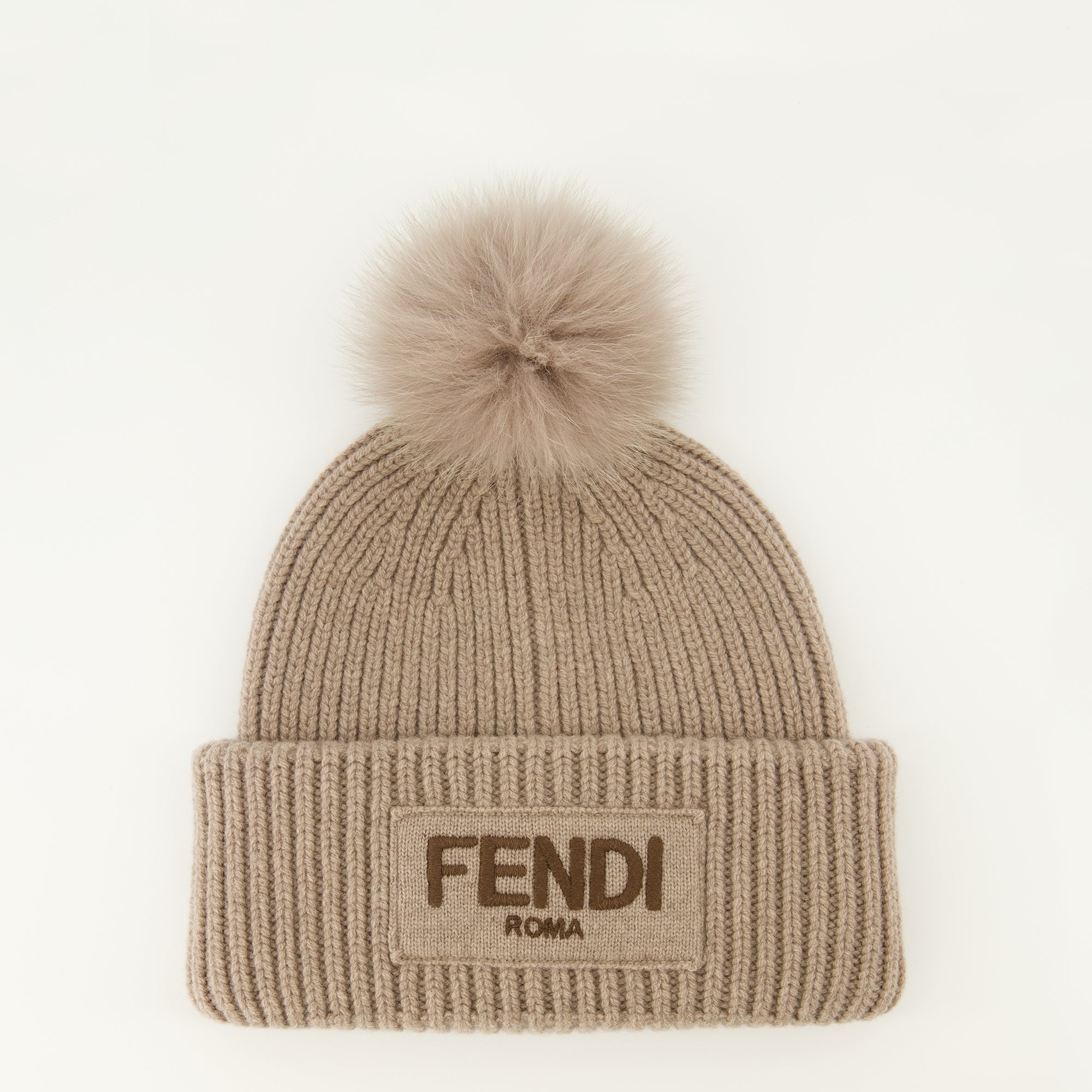 Gray Wool Beanie Fendi - Women – myCompañero display picture 3