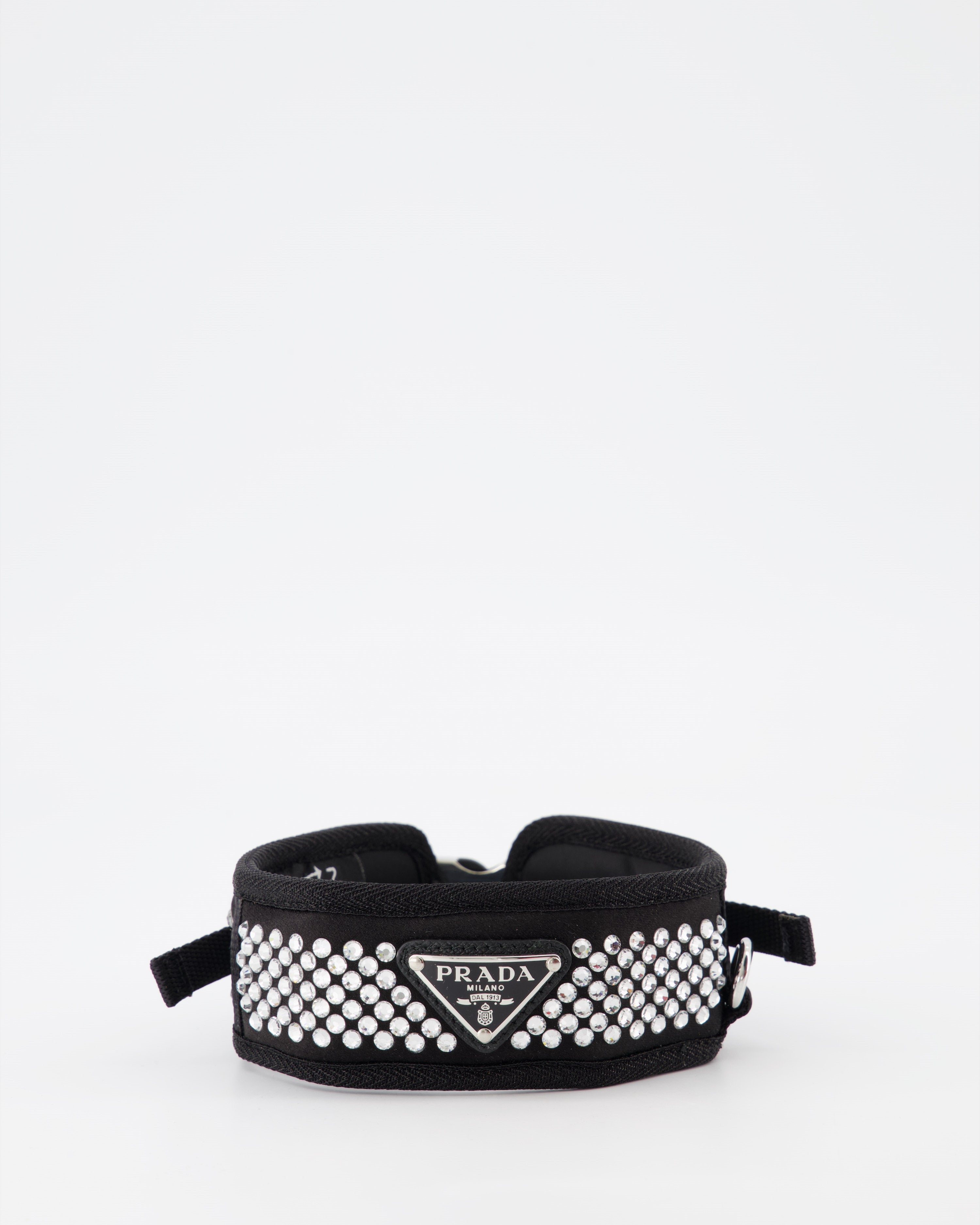 PRADA ナイロン製犬用首輪 黒 PRADA ナイロン製犬用首輪 黒 【公式通販】