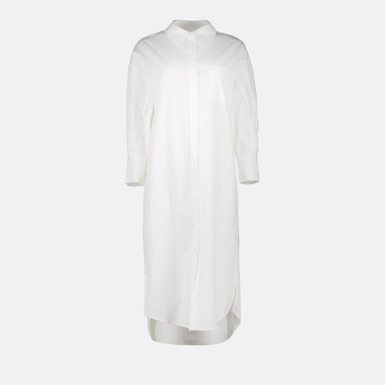 anine bing shirt dress ANINE BING Beth Mini Dress Palm