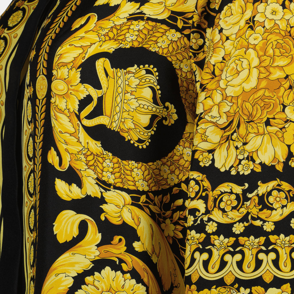 Hemden Chemise en soie Versace Schwarz Femme