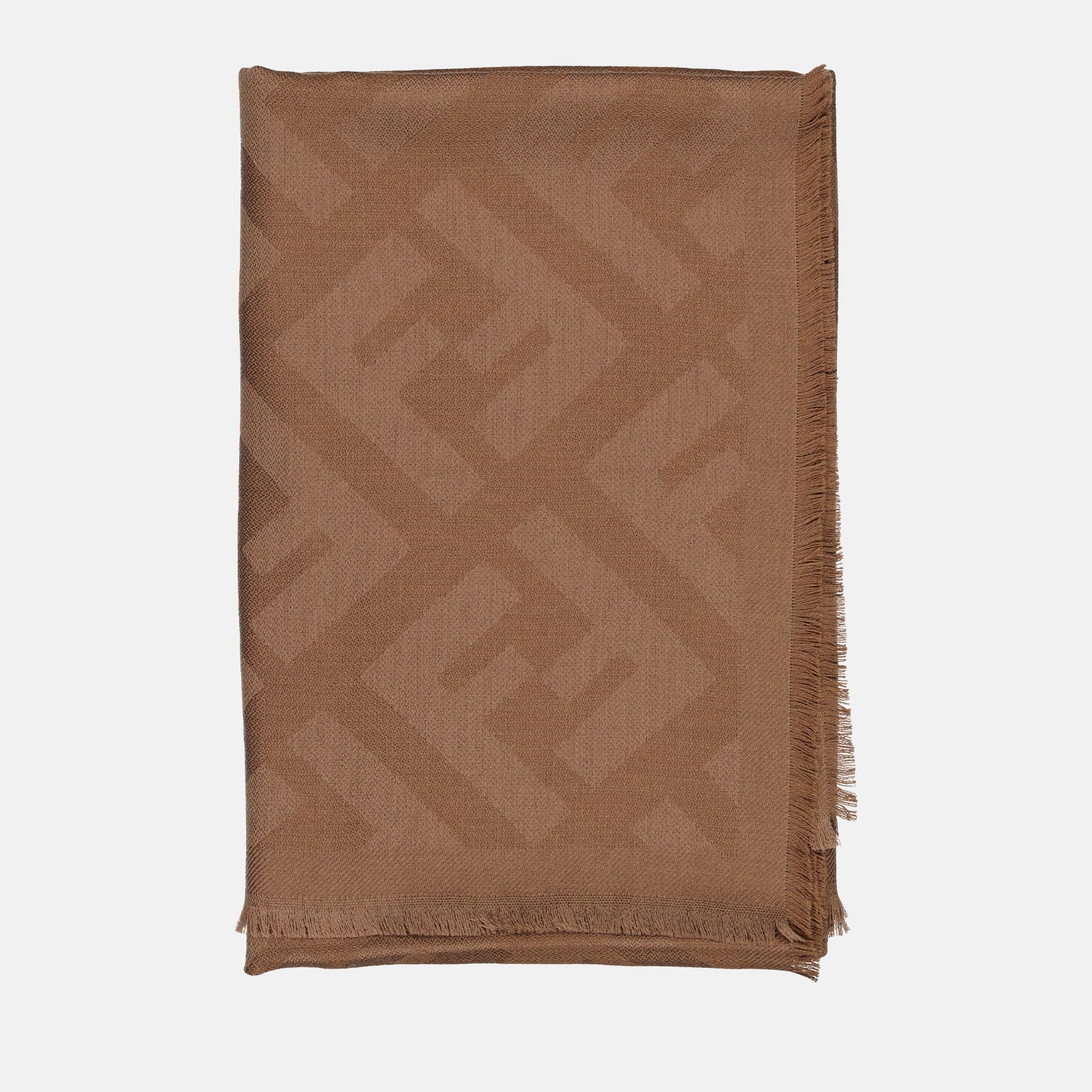 Scarves and gloves FF scarf Fendi Brown Women