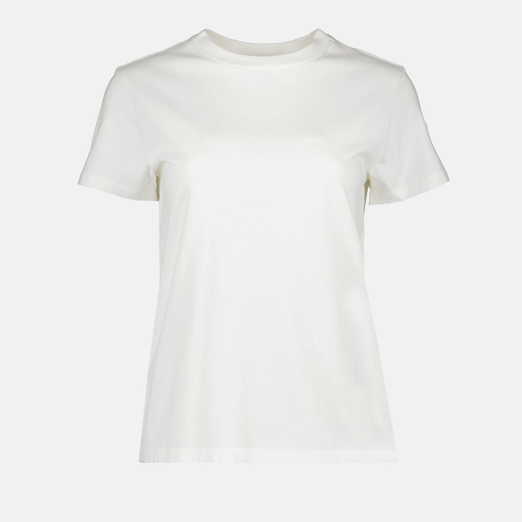 T-shirt T-shirt à logo Moncler Beige Femme