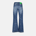 Pantaloni Pantalon jean Paint Off-White Blu Homme