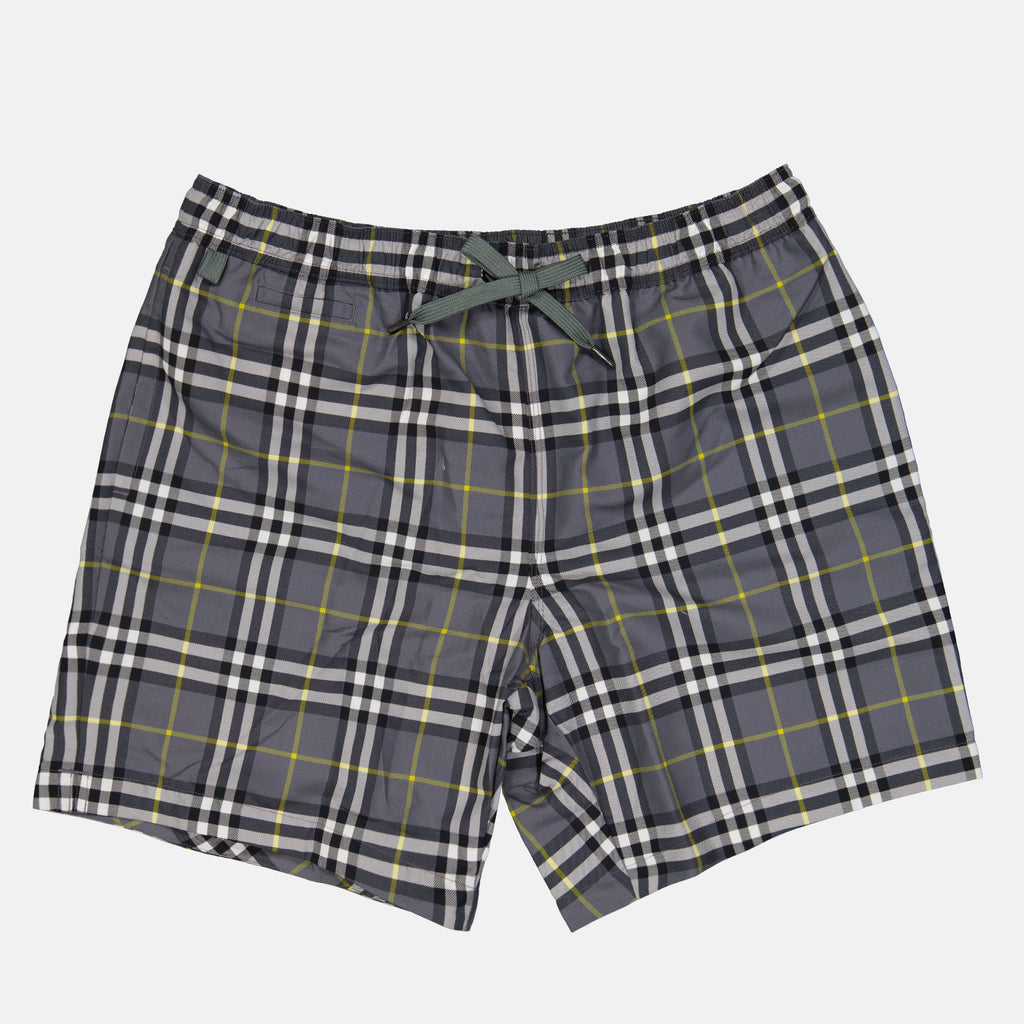 Beachwear Maillot de bain à carreaux Burberry Gris Homme