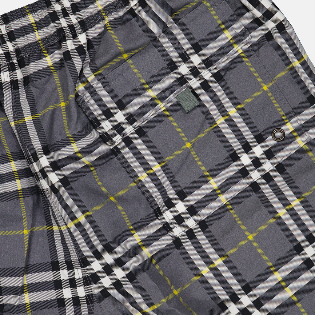 Beachwear Maillot de bain à carreaux Burberry Gris Homme