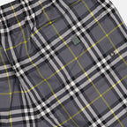 Beachwear Maillot de bain à carreaux Burberry Gris Homme