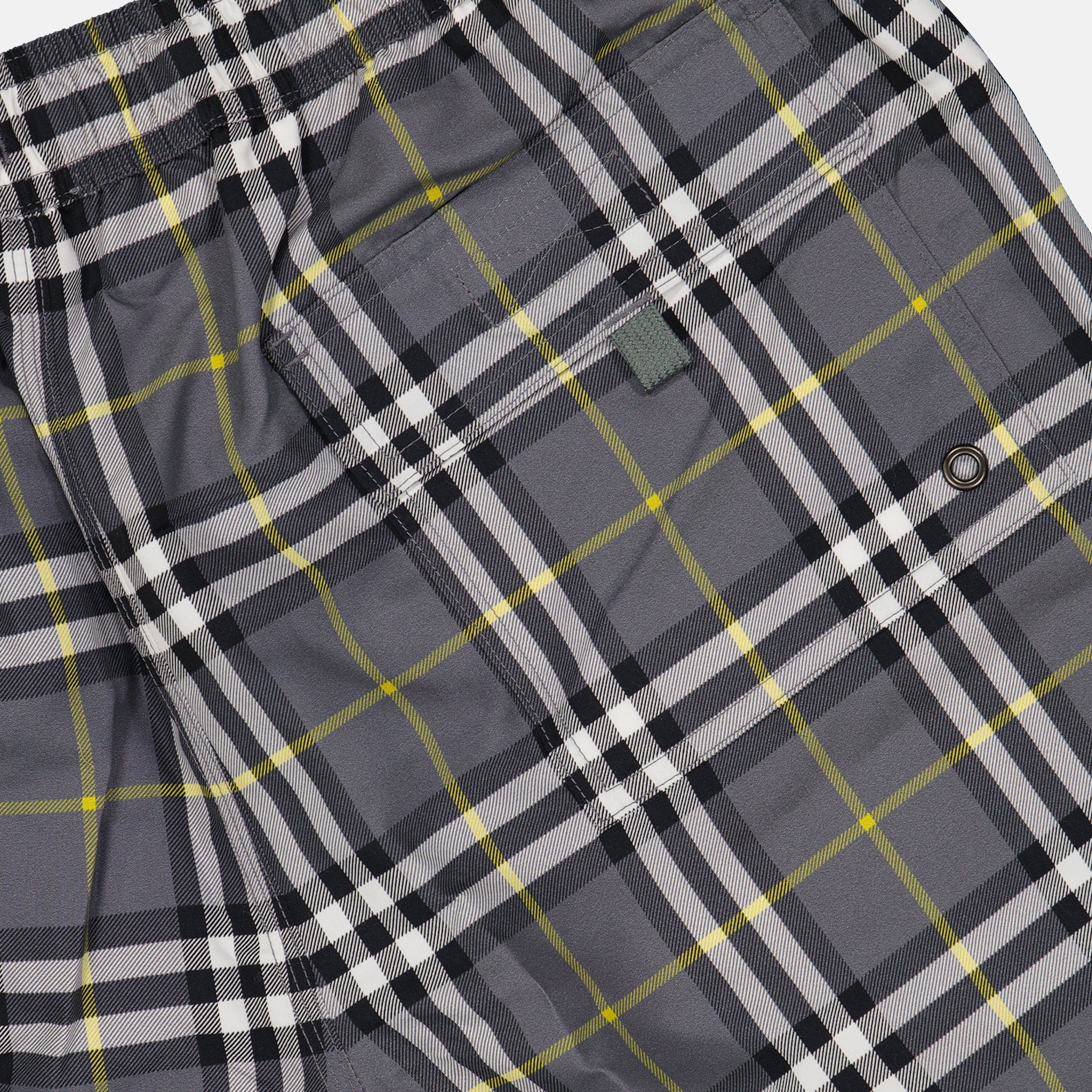 Beachwear Maillot de bain à carreaux Burberry Gris Homme