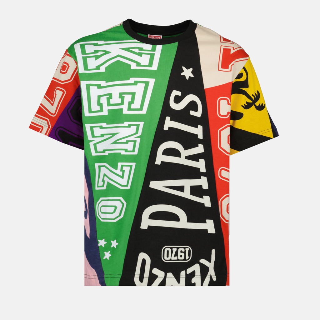 Camisetas T-shirt Kenzo Flag Kenzo Multicolorido Homme