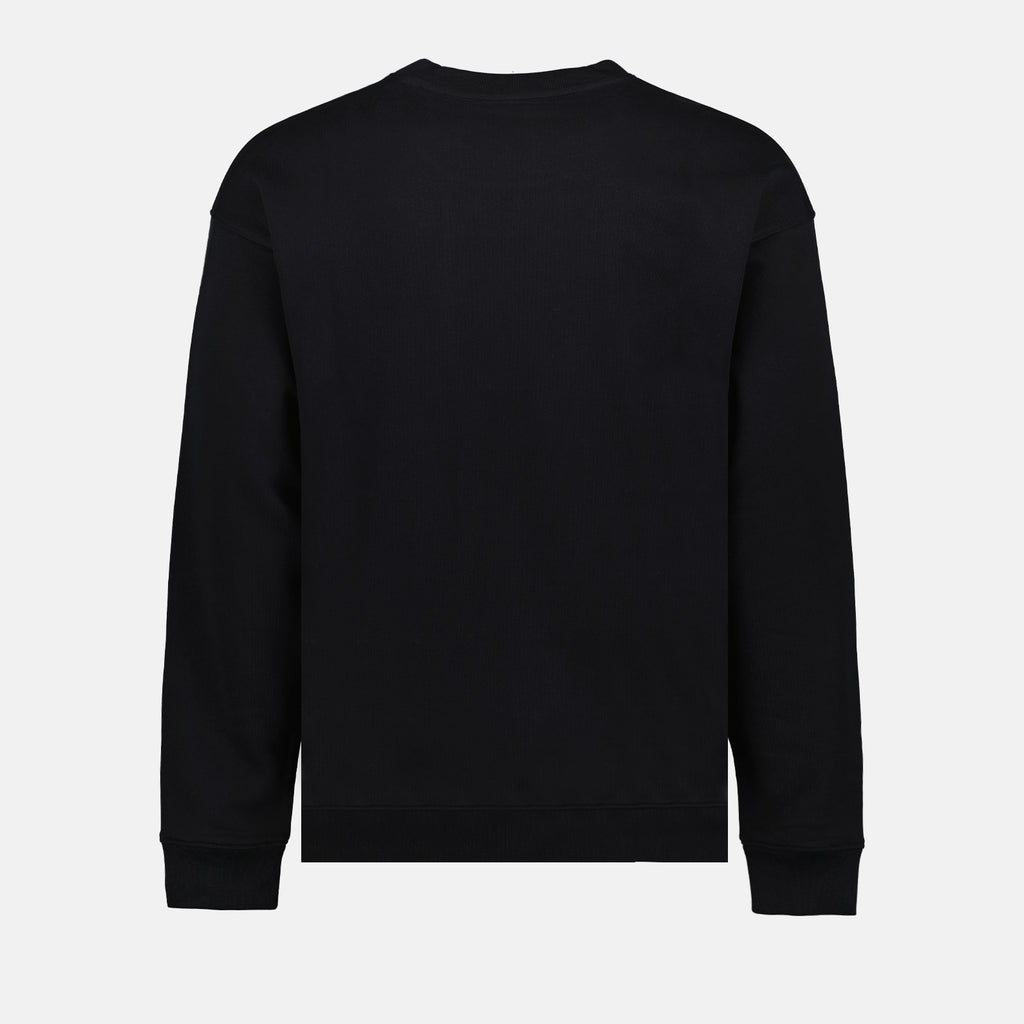 Sweatshirts Sweatshirt à logo Moschino Noir Homme