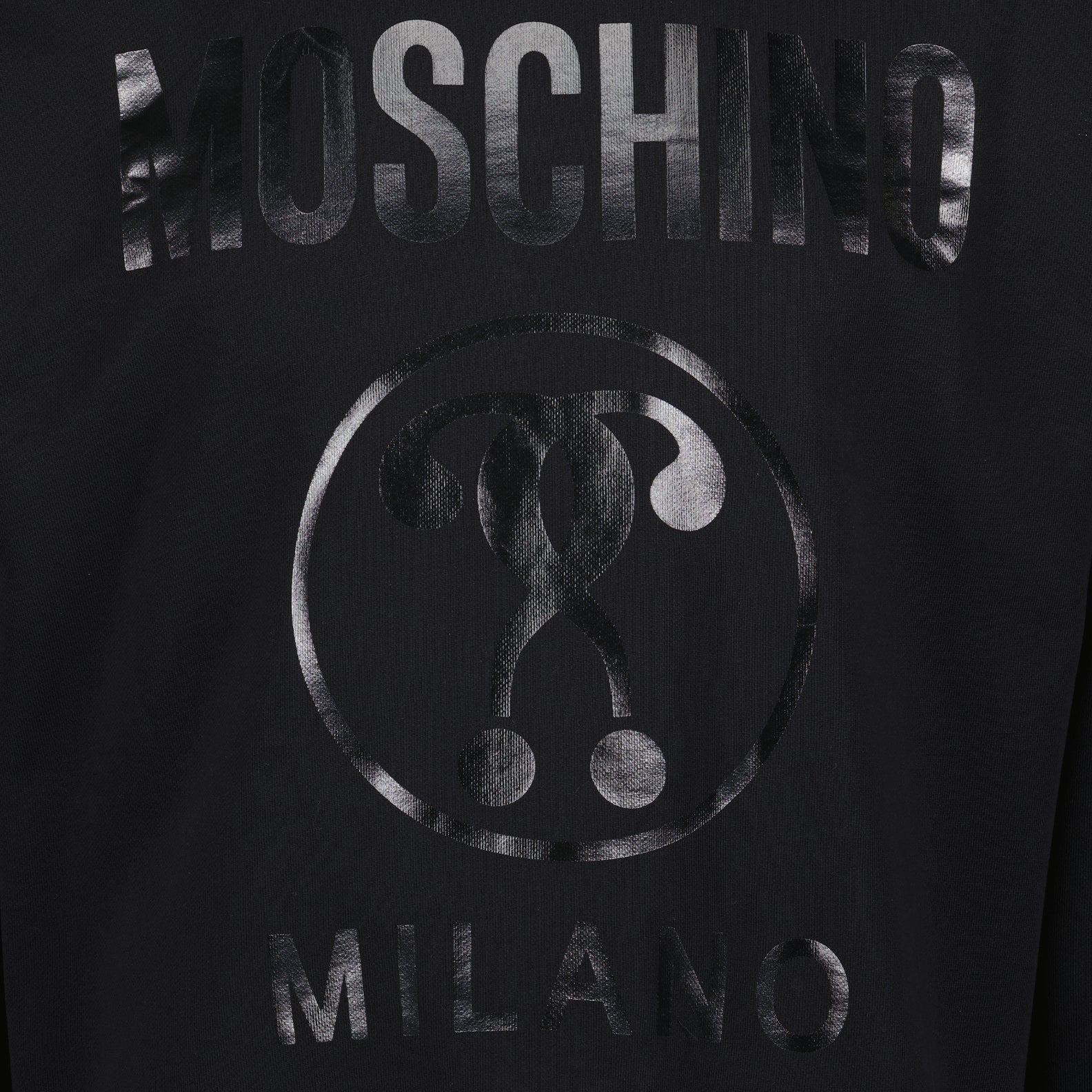 Sweatshirts Sweatshirt à logo Moschino Noir Homme