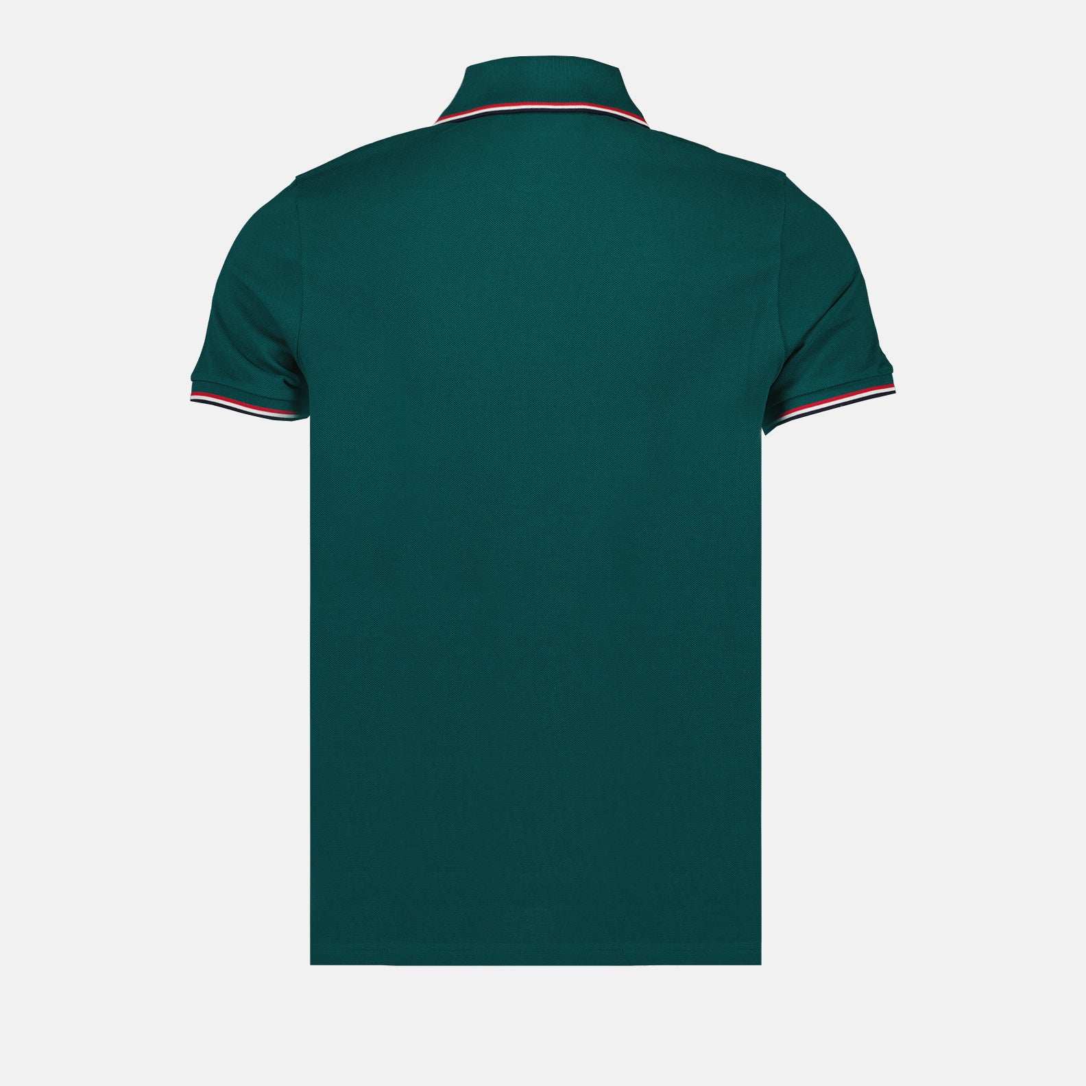 Polos Polo à logo et liseré Moncler Vert Homme