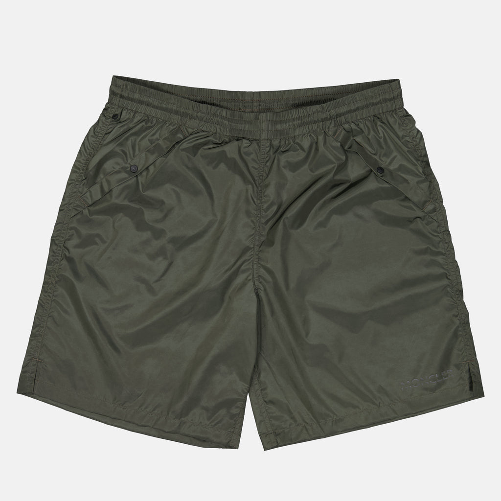 Beachwear Logo swimsuit Moncler Green Man