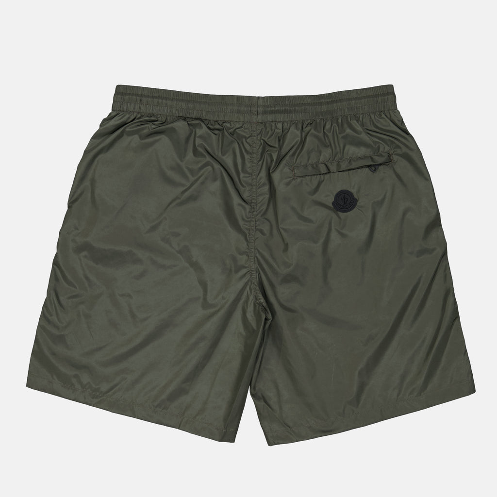 Beachwear Logo swimsuit Moncler Green Man