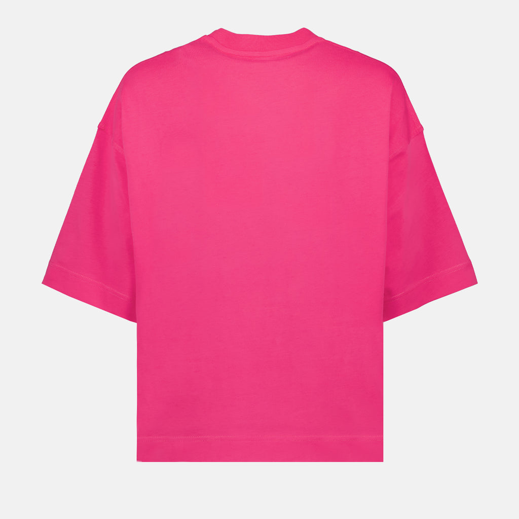 T-shirt T-shirt à logo Moncler Rosa Femme