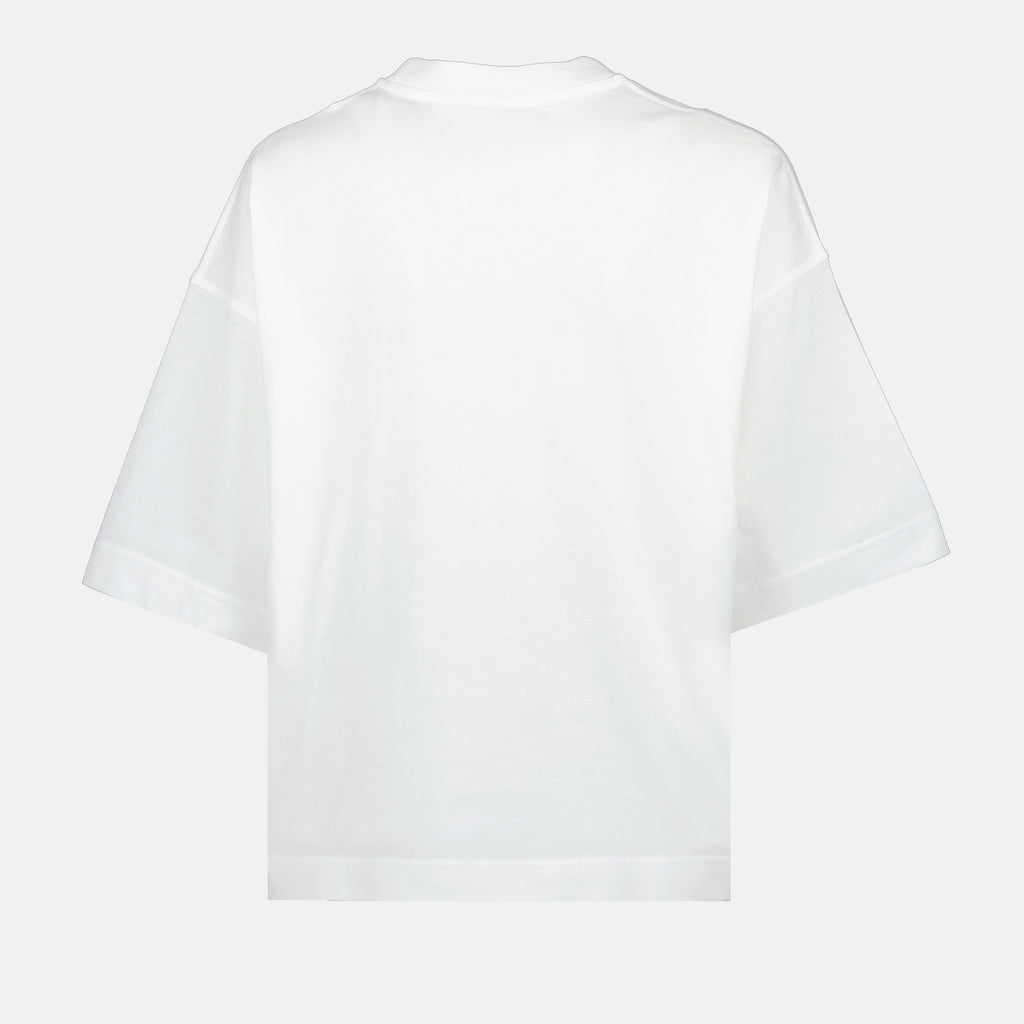 T-shirt T-shirt à logo Moncler Bianco Femme