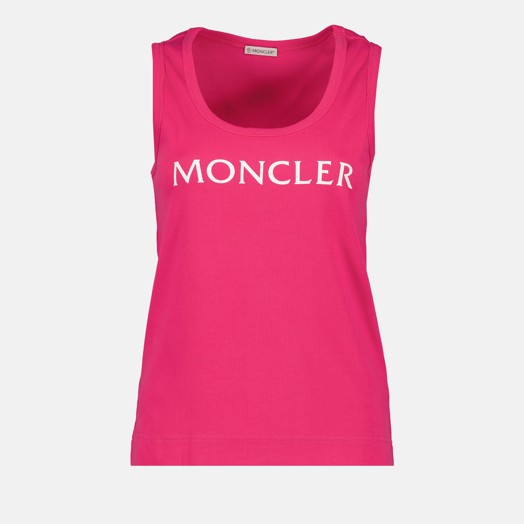 Tops Débardeur à logo Moncler Rose Femme