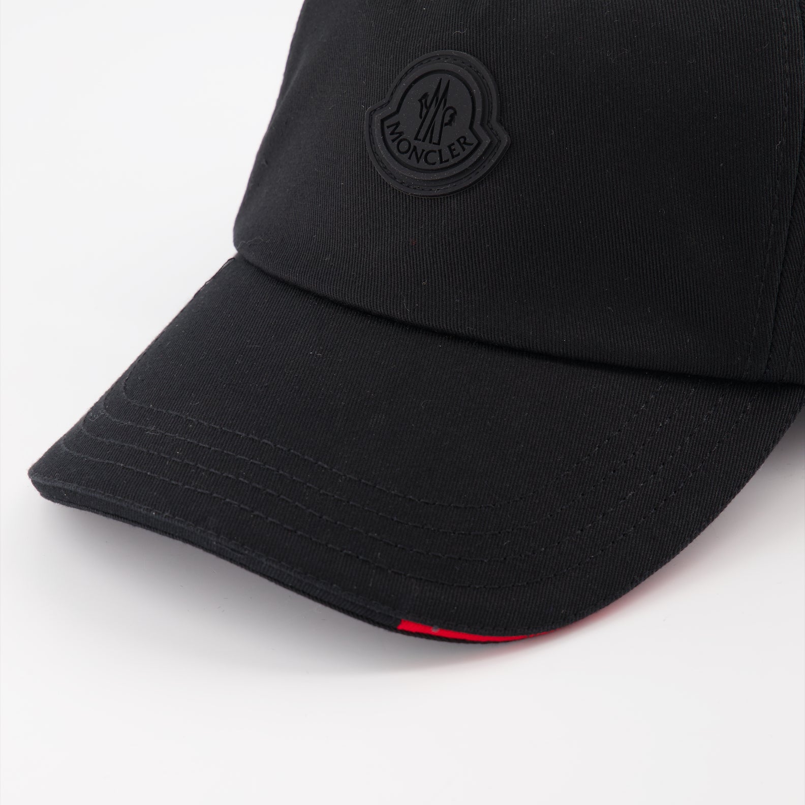 Chapéus, bonés e gorros Casquette à logo Moncler Preto Homme