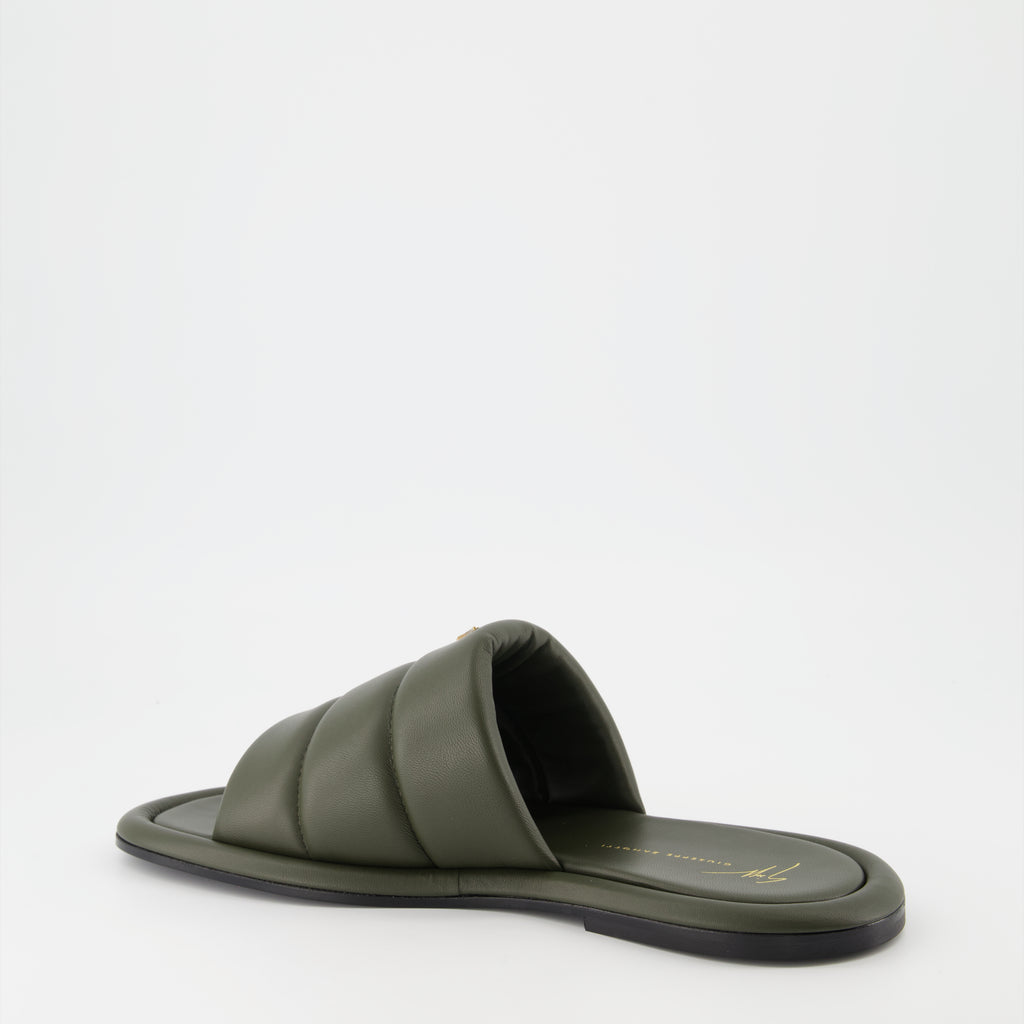 Sapatos abertos Claquettes Harmande Giuseppe Zanotti Verde Homme