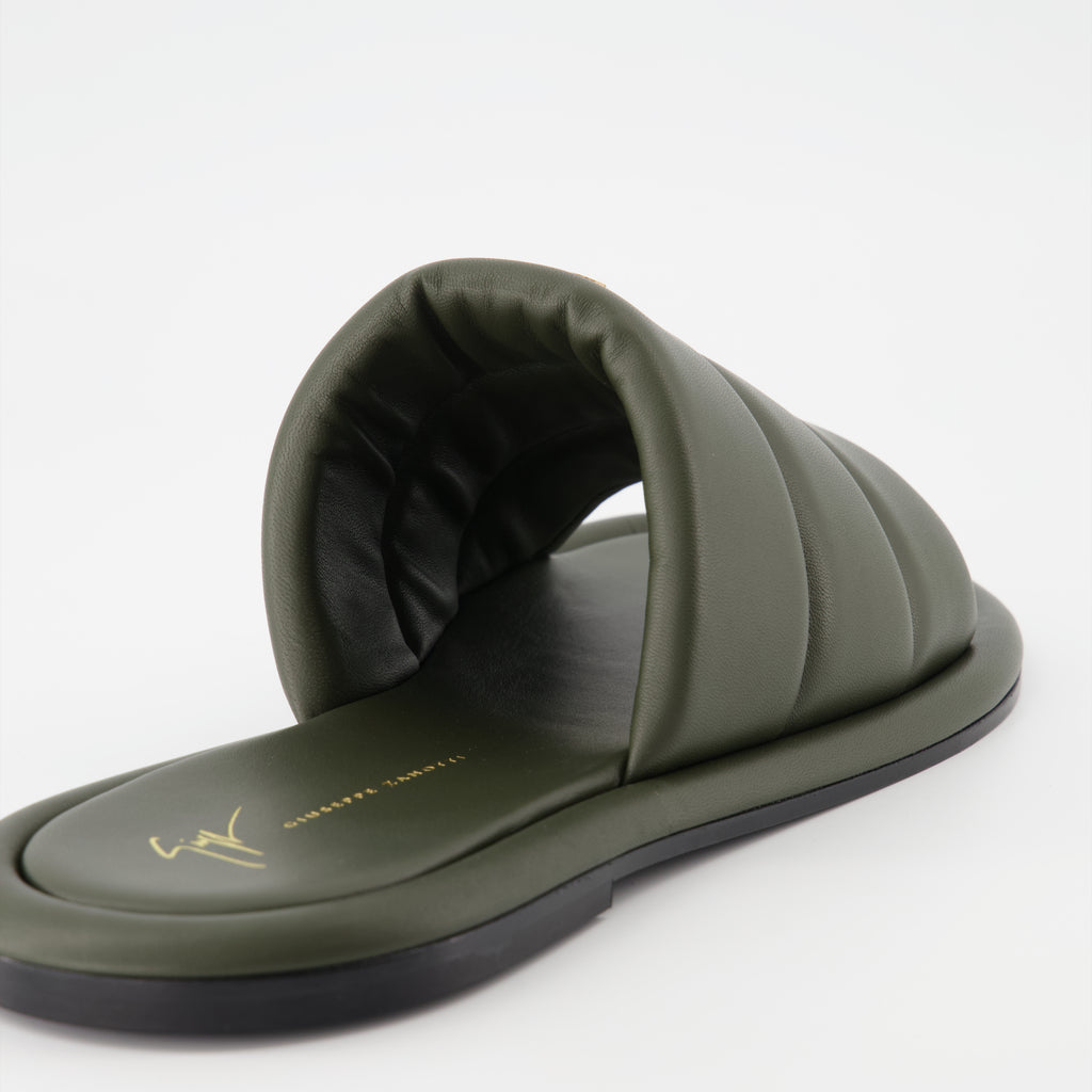 Sapatos abertos Claquettes Harmande Giuseppe Zanotti Verde Homme