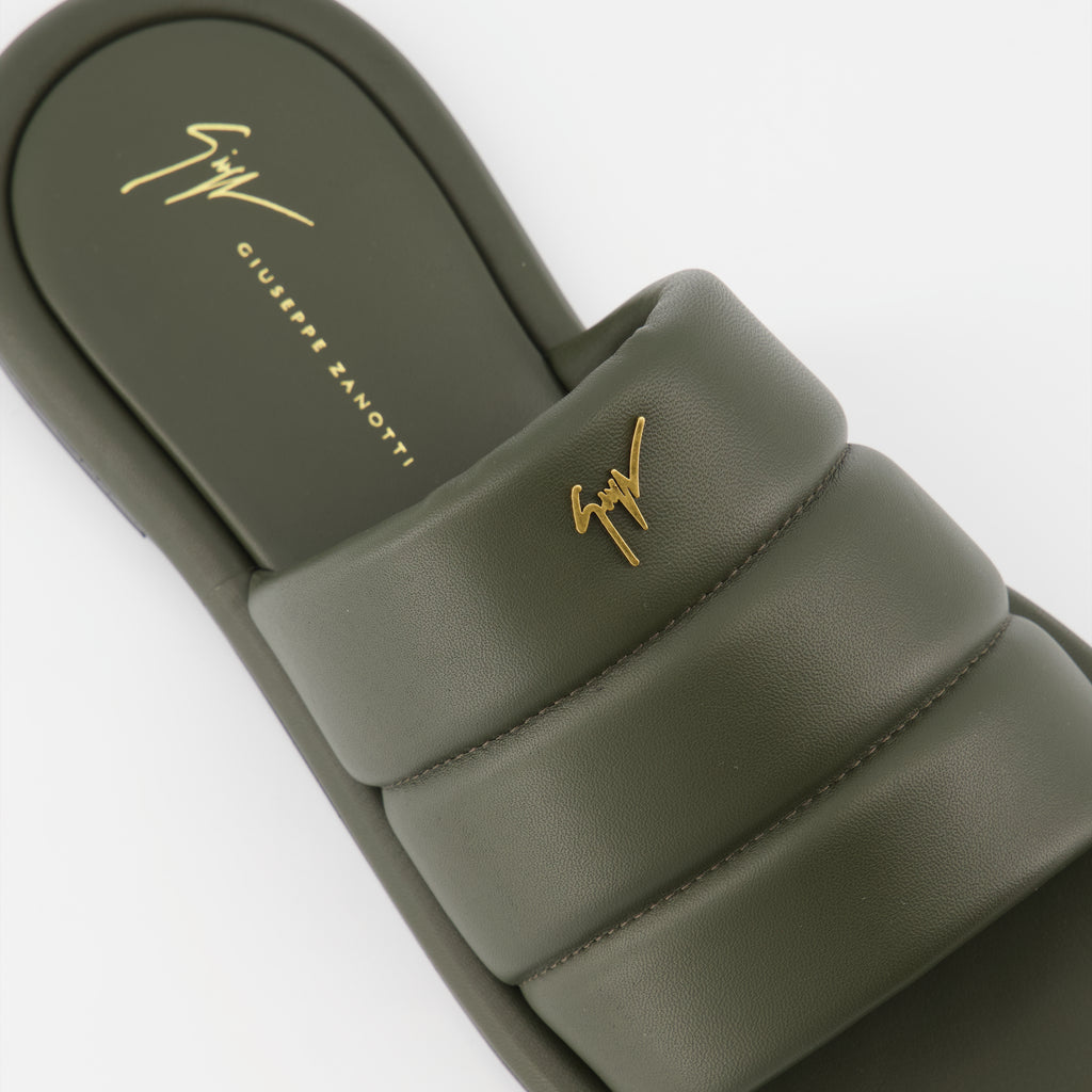 Sapatos abertos Claquettes Harmande Giuseppe Zanotti Verde Homme