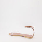 Chaussures ouvertes Sandales Agathe Plexi Giuseppe Zanotti Beige Femme