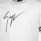 T-shirts Logo T-shirt Giuseppe Zanotti White Man