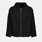 Jacken Blouson en gabardine Prada Schwarz Homme