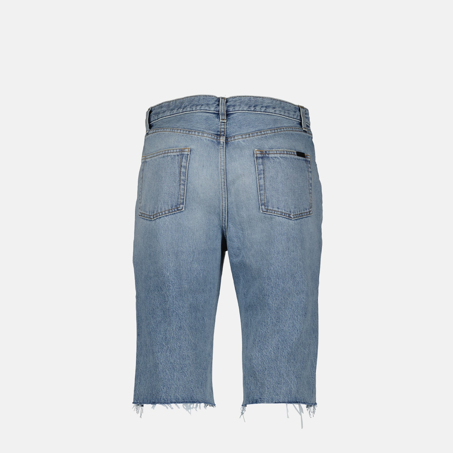 Shorts Bermuda de Denim Saint Laurent Azul Homme