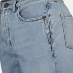 Shorts Bermuda de Denim Saint Laurent Azul Homme