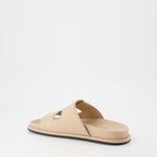 Zapatos abiertos Sandales Fendi Feel Fendi Beige Femme