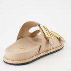 Zapatos abiertos Sandales Fendi Feel Fendi Beige Femme