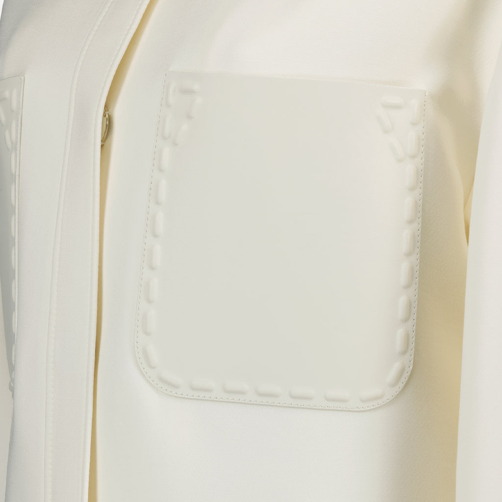 Hemden Chemise en laine Fendi Weiß Femme