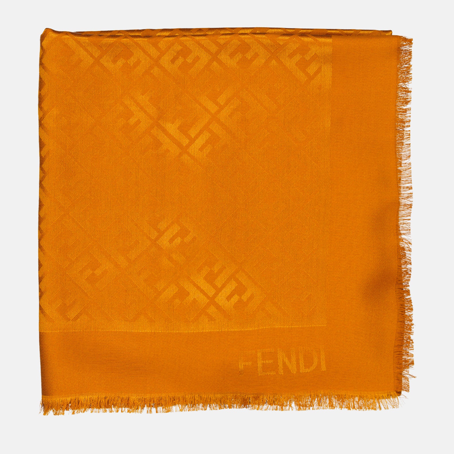 Sciarpe e guanti Châle FF Fendi Arancia Femme