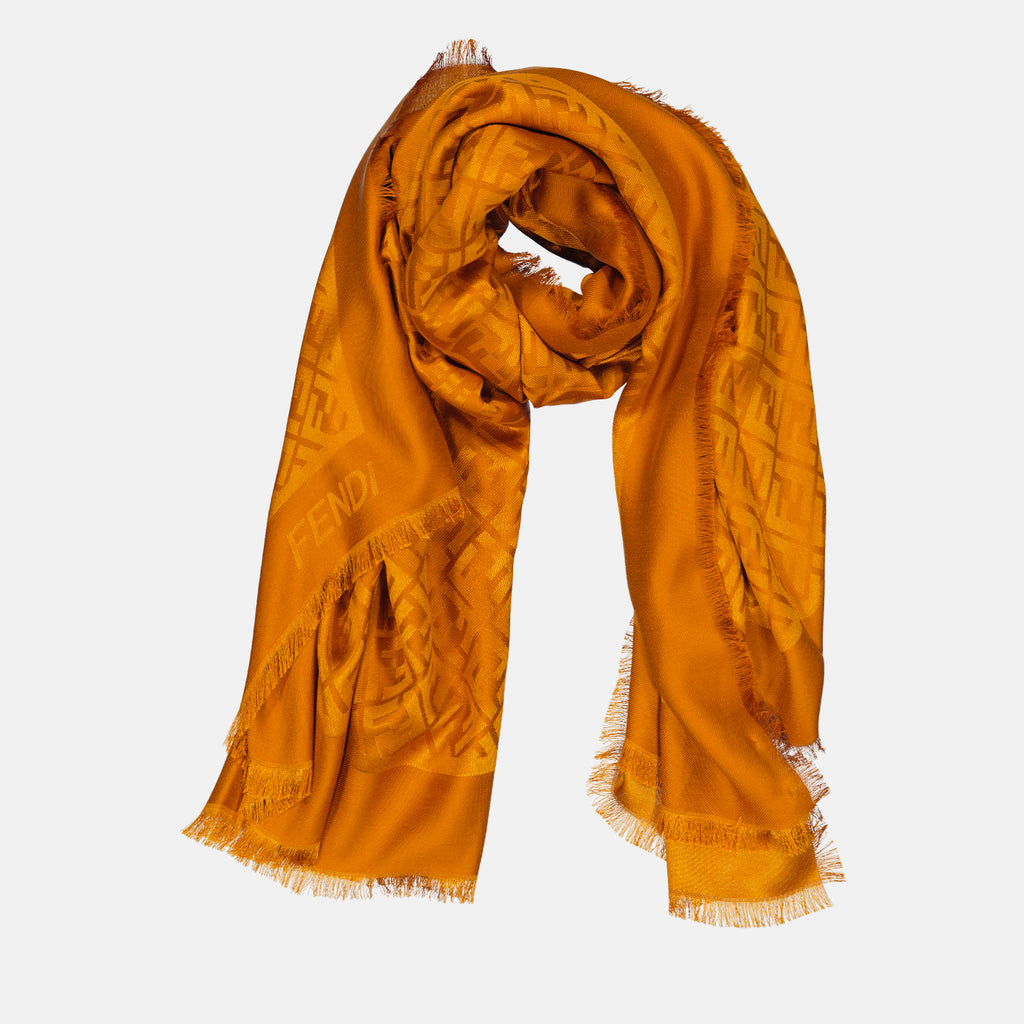 Sciarpe e guanti Châle FF Fendi Arancia Femme