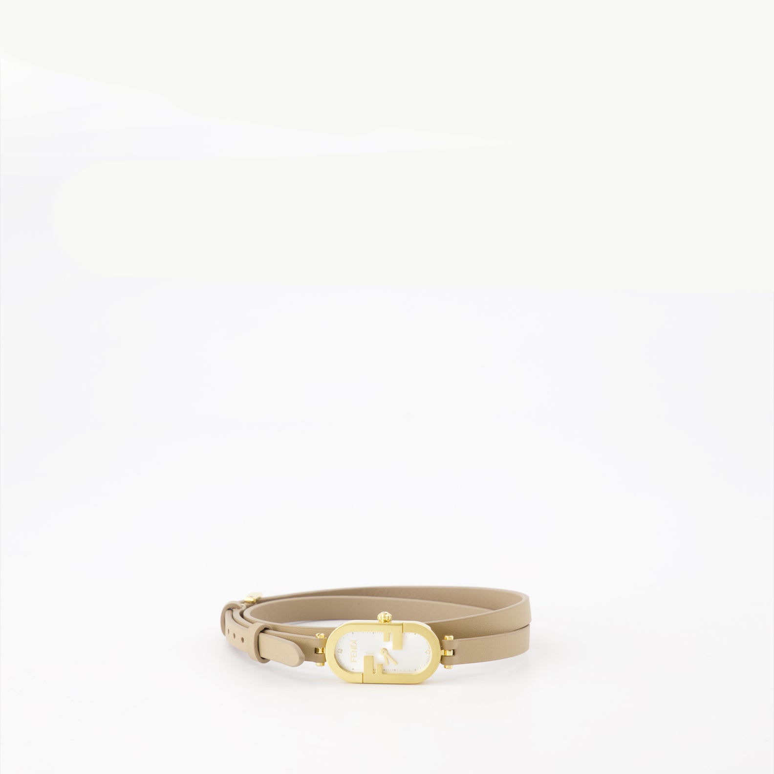 Schmuck Montre O'Lock Vertical Fendi Beige Femme