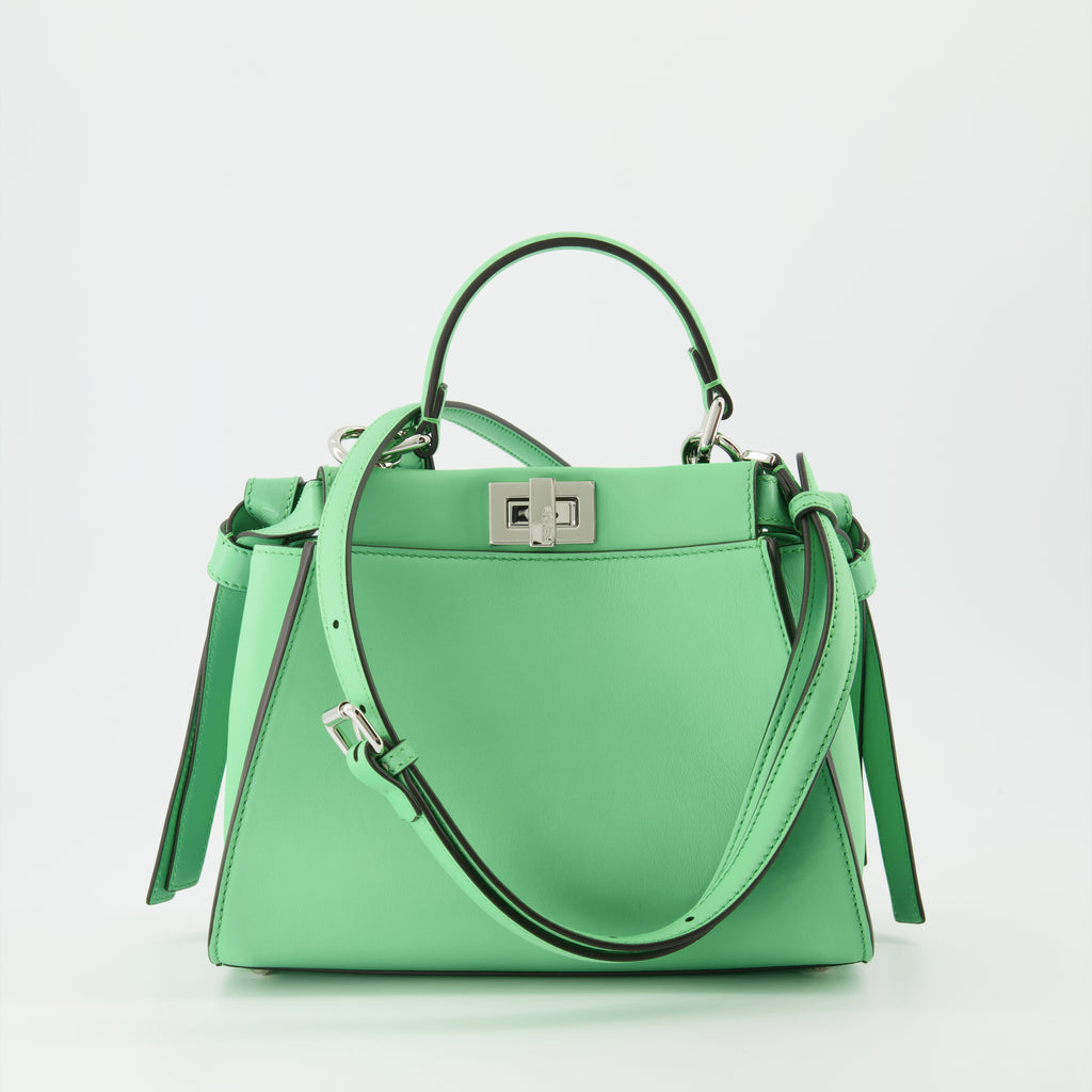 Borse a mano e a spalla Sac Peekaboo mini Fendi Verde Femme