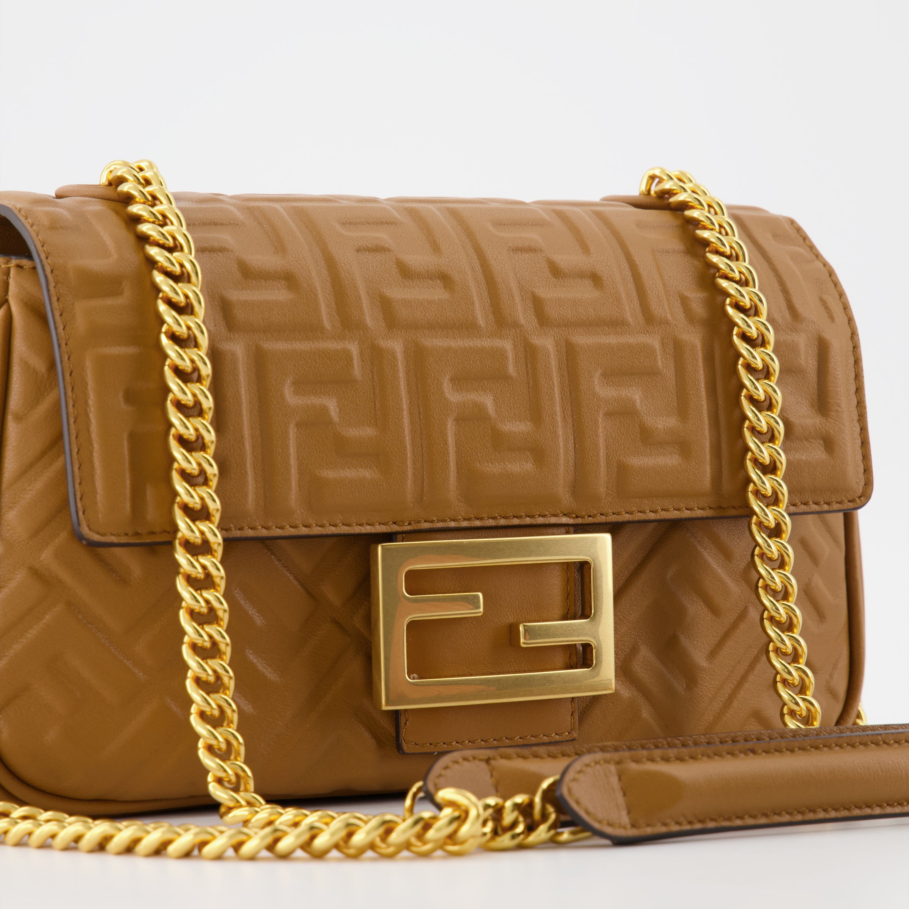 크로스백 Sac Baguette Fendi 갈색 Femme