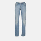 Pants Greca denim pants Versace Blue Man