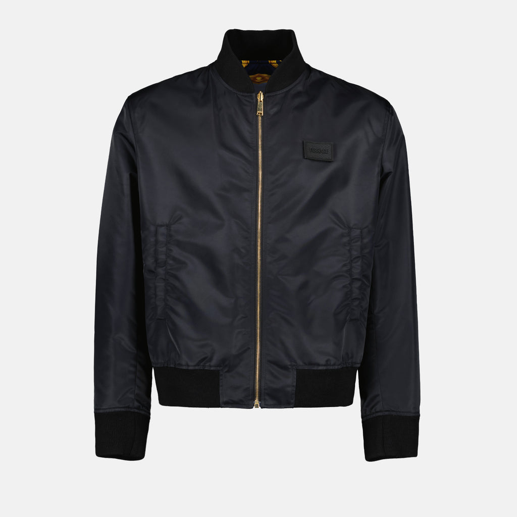 재킷 Bomber réversible Barocco 660 Versace 파란색 Homme