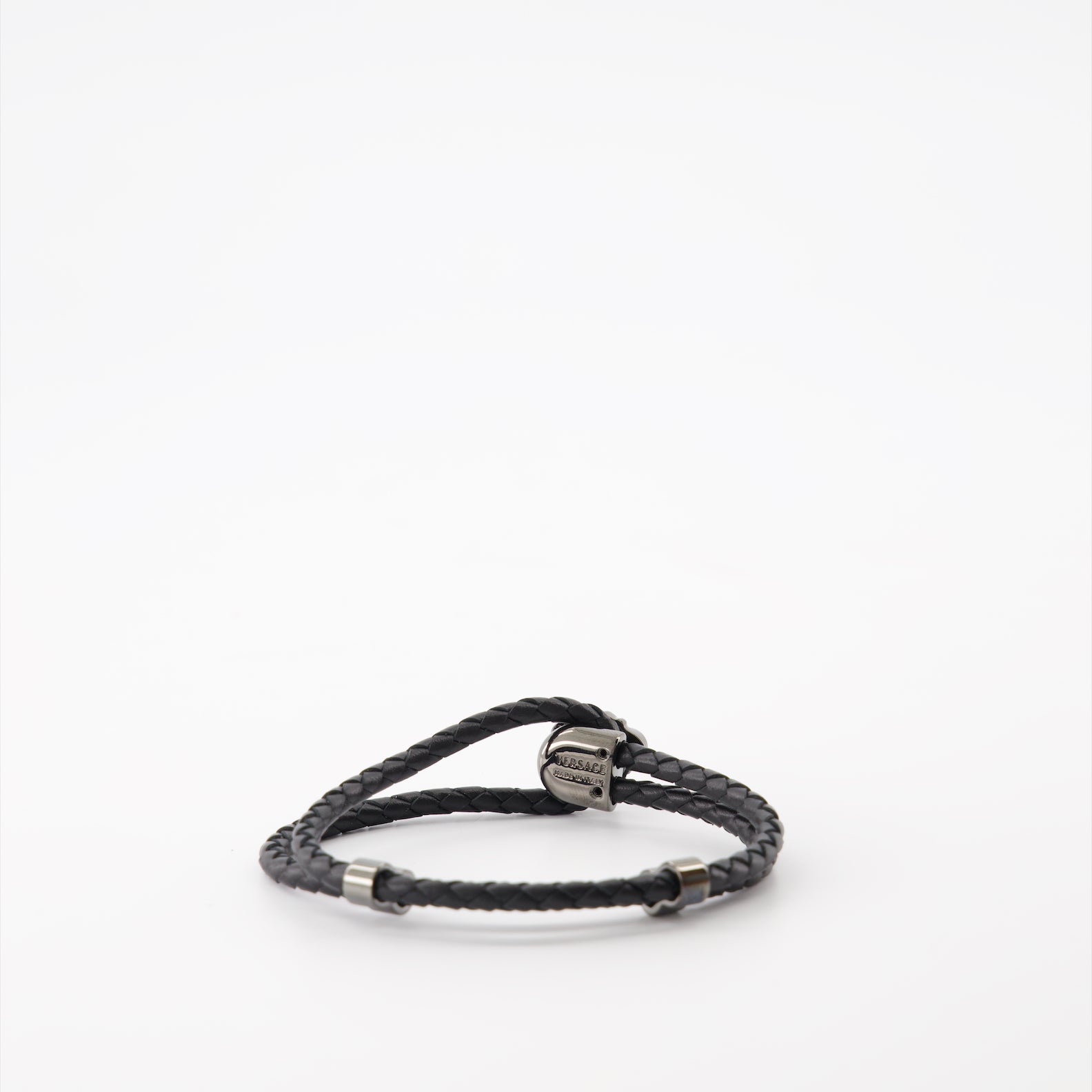 Joias Bracelet en cuir La Medusa Versace Preto Homme