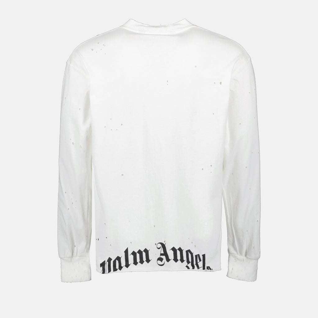 Sweatshirts Sweatshirt Bear Palm Angels Blanc Homme