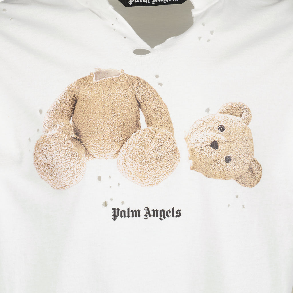 Sweatshirts Sweatshirt Bear Palm Angels Blanc Homme