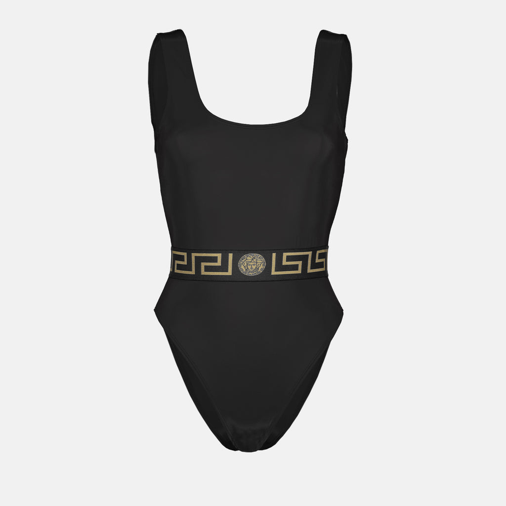 Moda mare Costume da bagno Greca Versace Nero Femme