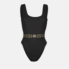 Moda mare Costume da bagno Greca Versace Nero Femme